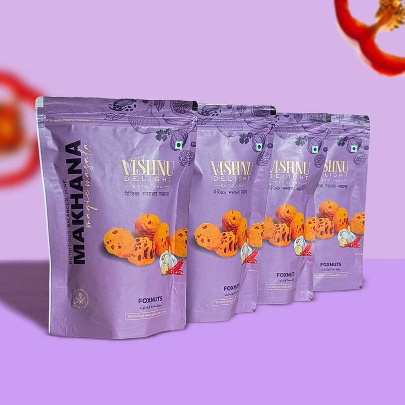 Magic masala roasted makhana by Vishnu Delight healthy choice