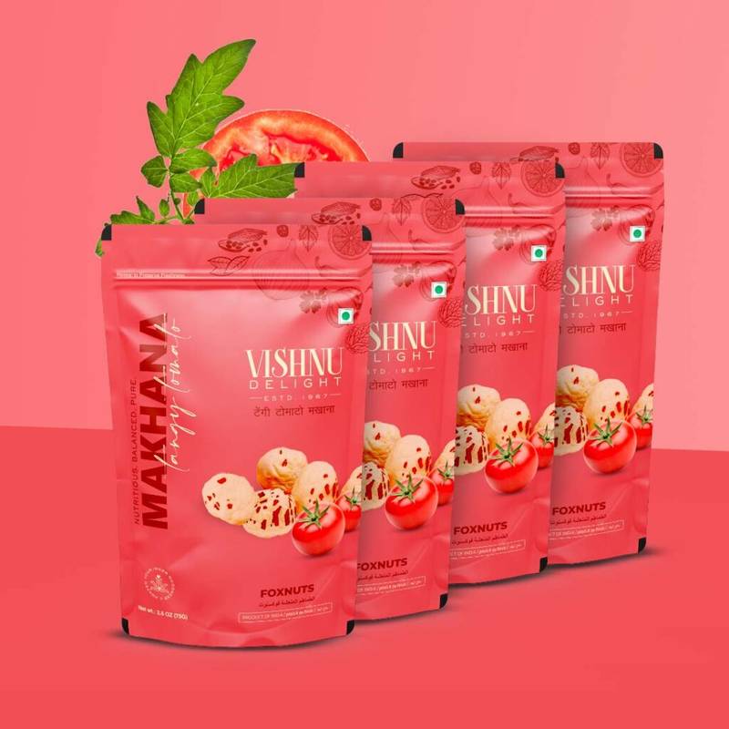 Vishnu Delight roasted fox nuts tomato spice flavor